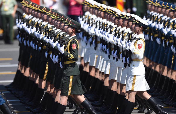 多国在中国阅兵多国在中国阅兵，国际友谊与力量的展示